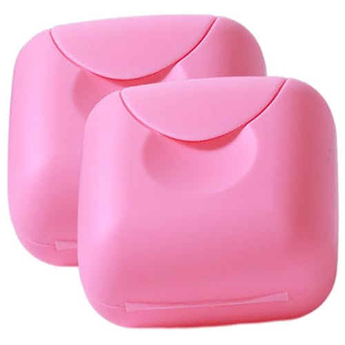 FRCOLOR 4sets Plastic Case Portable Travel Storage Box for Women Lightweight and Easy to Carry 2pcs*4