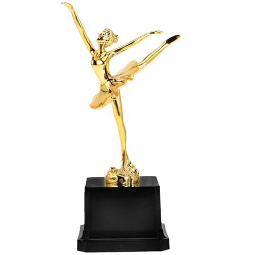PartyKindom 7.87 Inch Ballet Dance Trophy Cup: Golden Award Trophy for Ballet Dancers Dancing Ballet Trophy Awards Contest Reward Trophy for Sports Competition Winner Souvenir