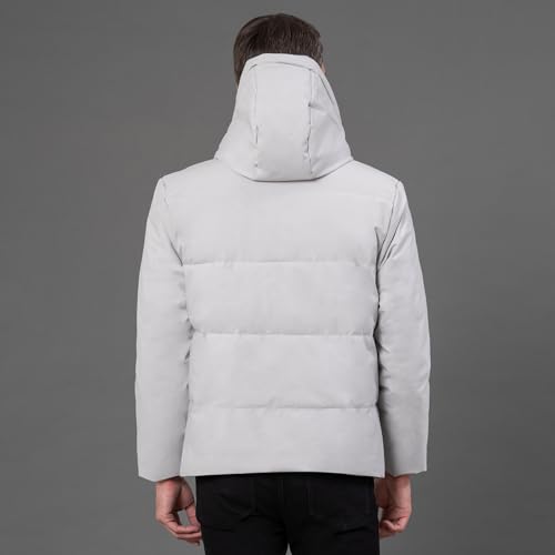Image of Red Tape Polyester Hooded Standard Length Jacket For Men | Padded & Detachable Hood | Enhanced Comfort