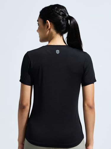 Image of Women's V Neck Cut & Sew Mesh Panel Top
