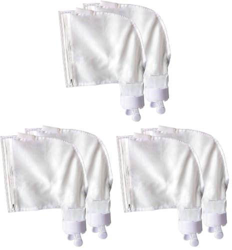 Spa Part Nylon Mesh Pool Cleaner All Purpose Bag - Fits Polaris 280, 480 Cleaner - Zippered K13 K16 (2) (Pack of 3)