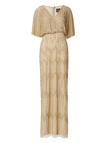 Adrianna Papell Women's Beaded Surplice Gown3