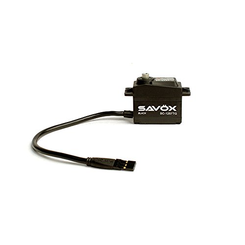 Savox Sc-1257Tg Be High Speed, Coreless Motor, Titanium And Aluminum Gear, Size Digital Servo, Black Edition (0.07/138.9) #TOP9