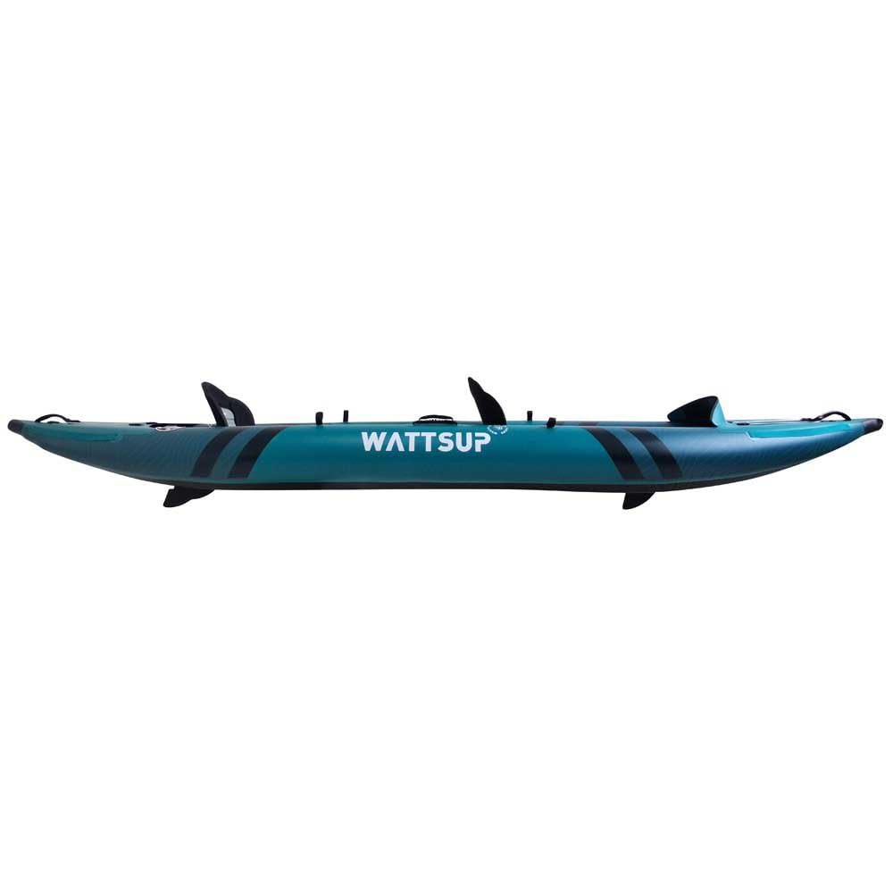 Kayak Gonflable Wattsup COD 2 Places - 410x85 cm (13'4" x 33") - PVC laminé + Dropstitch - Pack Complet - Max 220 kg