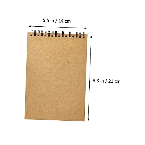 Cahier à Cuir Lot de 4 Carnet de Notes pour Structurer vos Idées - 7