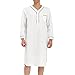 Generic T-541 White Man Long Collared Vneck Neck Top T Shirts Pajamas Night Gowns for Mens Muslim Button Down 2024 Clothing Fashion Country Concert 3XL