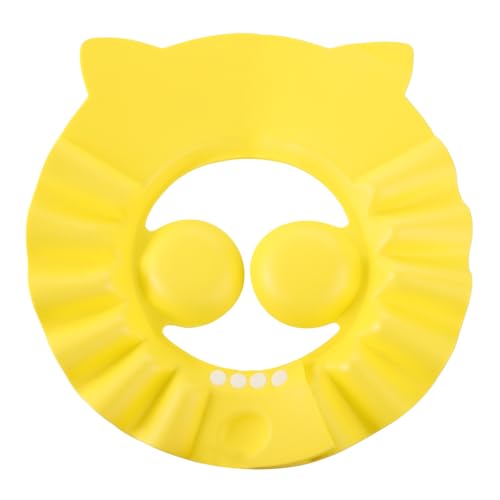 Image of Baby Shampoo Cap Waterproof Baby Shower Cap Adjustable Bathing Hat Visor Hat with Ear Muffler for Toddler Infants Kids