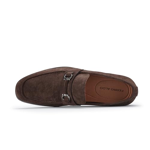 Image of Ferro Aldo Men's Premium Moc Toe Loafers | Casual & Dress Styles with Tassels & Horsebit Buckles