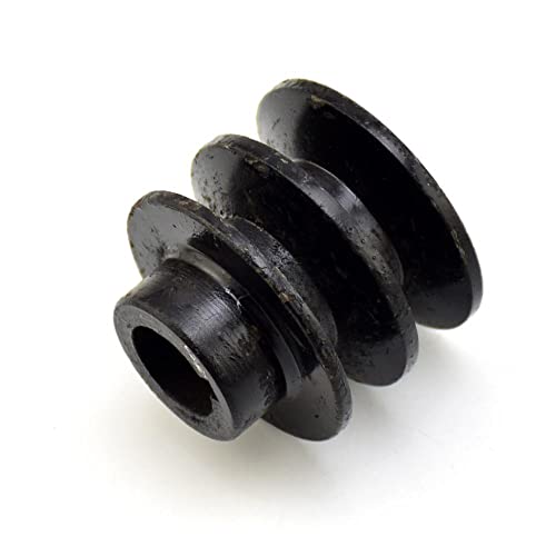 20mm ID 35mm OD poulie à courroie trapézoïdale alésage Double rainure pour 168F 170F GX110 GX120 GX160 GX200 7 moteur ATV moteurs