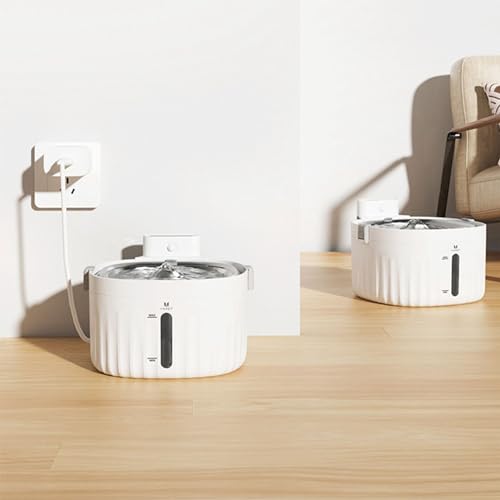 Fuente automática de agua para perros y gatos acero inoxidable miniatura 4
