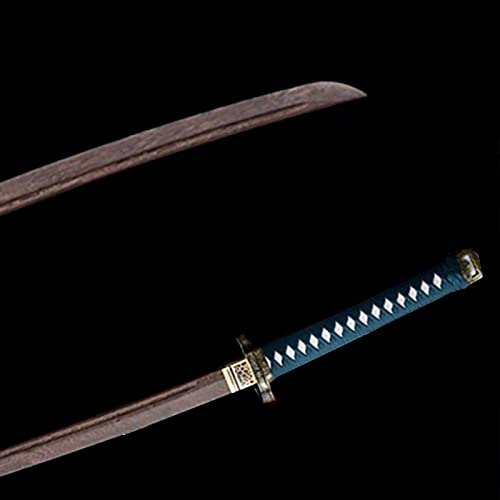 104cm Rosewood Samurai Sword with Sheath, Wooden Katana, Handmade Bokken for Kendo Training, Home Display, Cosplay, Collect