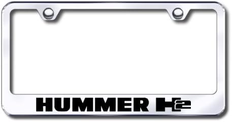 Hummer H2 Laser Etched Stainless Steel License Plate Frame