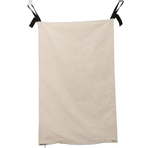 Amlrt Adjustable Door-Hanging Laundry Hamper With Stainless Steel Hooks, Hanging Laundry Bag #TOP2