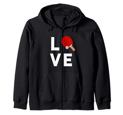 I Love Ping Pong Team For Table Tennis Lovers & Players Sudadera con Capucha