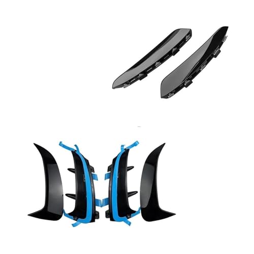 �Ԃ̃t�����g�o���p�[���b�v�X�|�C���[ �O��o���p�[�X�|�C���[ �ɓK������ W177 AMG ���C���n�b�`�o�b�N A180 A200 A220 A160 A250 A35(Glossy Black Combo)