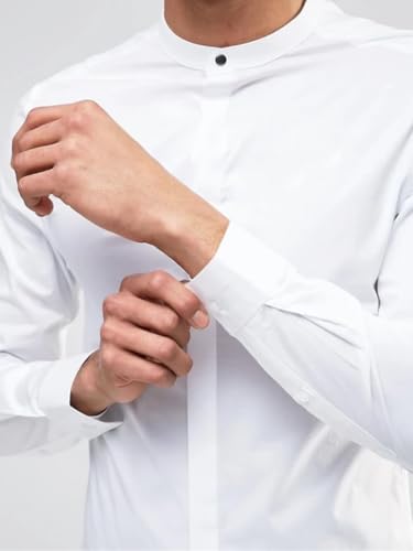 Image of Noble Monk Men's Full Sleeve Shirt | Casual Shirt for Men | Stylish Cotton Blend | Comfortable Everyday Wear | Button Down Clothing | Travel & Outdoor Apparel