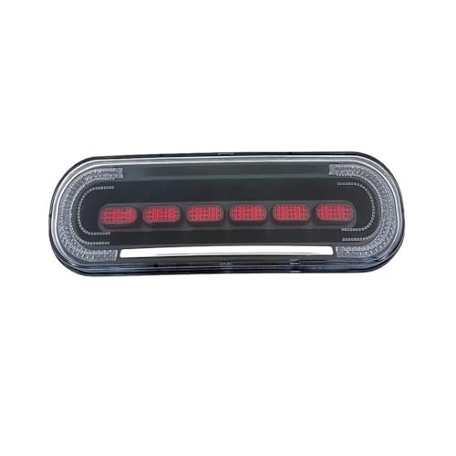 Feu arrière LED de moto 12V avec clignotant et arrêt intégré