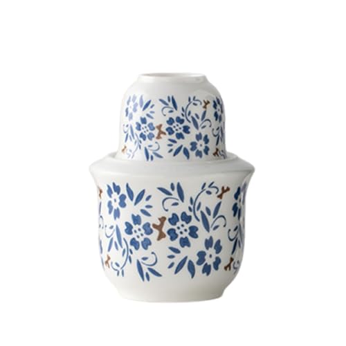 Juego de sake con olla resistente al calor que evita que tus licores pierdan temperatura 2