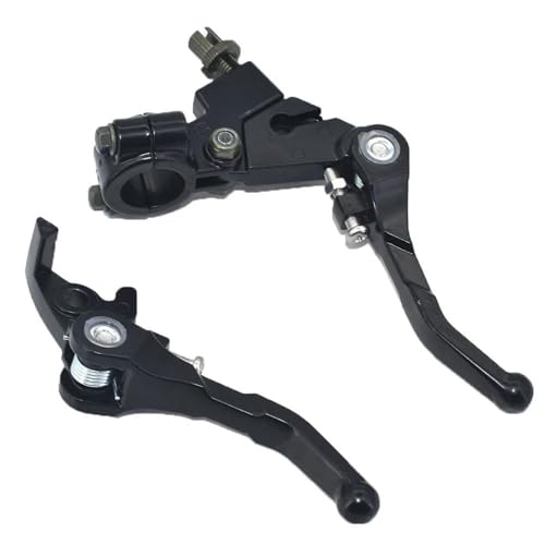 Levier frein d'embrayage guidon 22 mm universel en alliage aluminium noir pour moto et scooter