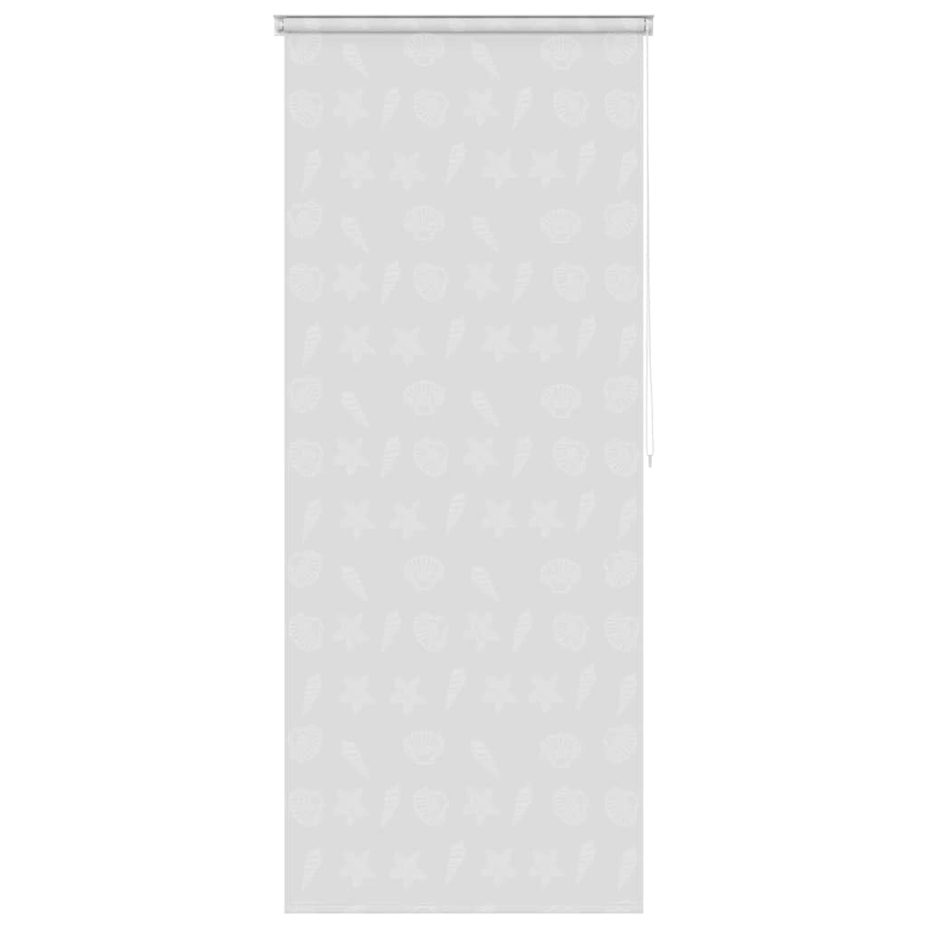 Vidaxl Shower Curtain Roller Blind 120X240cm Sea Star Bathroom Divider Panel