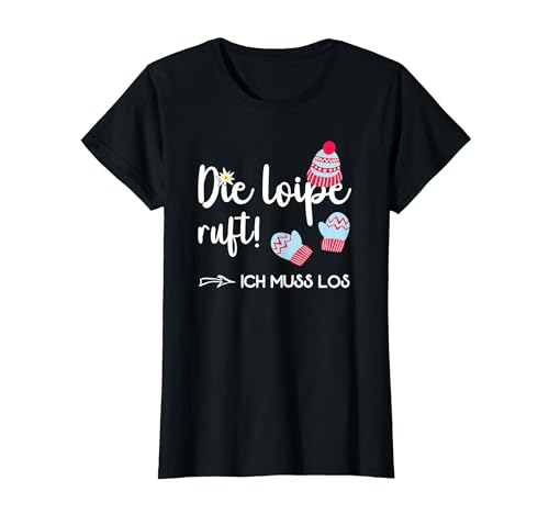 Langlauf Kleidung Oma Langlaufen Skilanglaufen Großmama Ski T-Shirt
