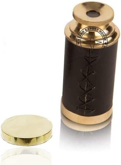 Brass Telescope Marine Handheld Spyglass Telescope Binoculars 7 Inch Best for Gift (HYTR) image 5