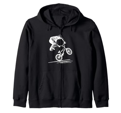 Vélo BMX Rider Free Style Cadeau pour Hommes, Femmes et Enfants Sweat à Capuche