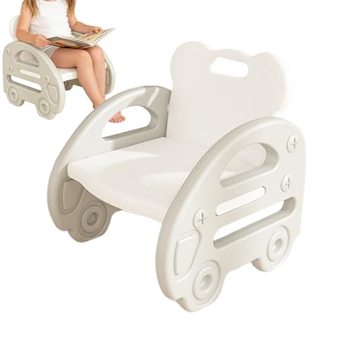 Silla para niños - Asiento resistente con respaldo | Taburete para niños para actividades al aire libre | para guardería, guardería, dormitorio, sala de juegos, jardín, camping, comida, aprendizaje
