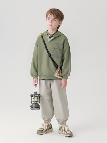 marc & janie Boys Outdoor Loose Hoodies Big Pockets Long Sleeve Hooded Sweatshirt Kids Soft Tops 2409833