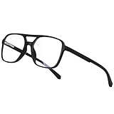 Occffy Gafas para Ordenador Anti luz Azul Antifatiga Sin Graduacion Gafas Luz Azul para PC, Gaming, Tablet, Lectura, Video Juegos Lentes Transparente Hombre Mujer Oc092