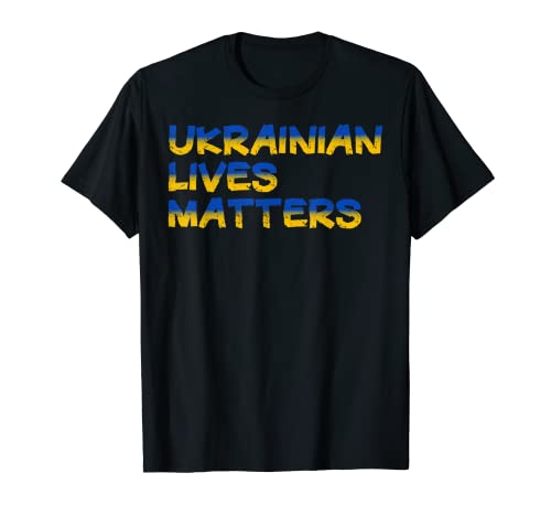 ukrainian lives matters Ukraine Freiheit freedom blau gelb T-Shirt Cover