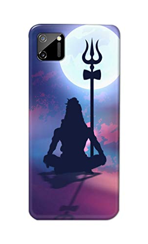 Image of Printed Hard Back Cover Case for Realme C11 2020 Back Cover (Lord Shiva) -1302