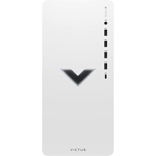 HP 2022 Newest Victus 15L Gaming Premium Desktop | Intel Core i5-12400 | NVIDIA GeForce GTX 1660 | Windows 11 | White | with Mouse Pad Bundle (White, 8GB RAM | 256GB SSD)
