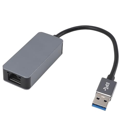 USB 3.0 to 2.5G Ethernet Adapter, High Speed Plug and Play Portable, Connect Your Device to a 2.5Gbps RJ45 Network via USB3.0 Port, No Driver Required