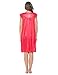 Casual Nights Women's Cap Sleeve Rose Satin Nightgown - Red - X-Large