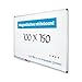 Produktbild Vivol Eco Magnetic Whiteboard 100x150 | Aluminium Rahmen | Magnettafel Whiteboardwand Magnetwand | Stiftablage | 8 Größen | Magnetisch und Beschreibbar