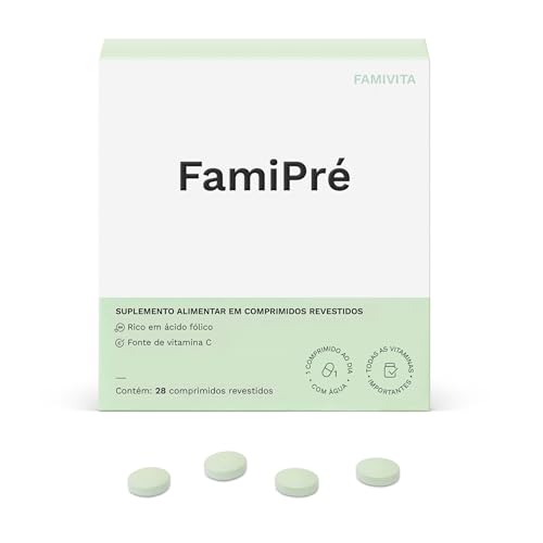 FamiPré - Com ácido fólico como metilfolato e outras vitaminas para mulheres na pré-concepção (4 Semanas)