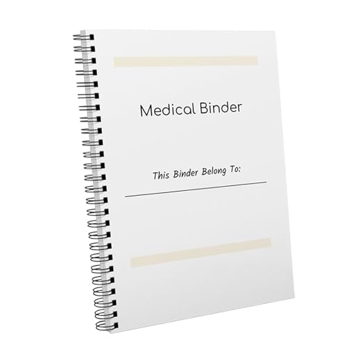Medical Records Organizer Binder