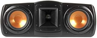 Klipsch Synergy Black Label C-200 Center Channel Speaker for Crystal-Clear Dialogue and Vocals with Proprietary Horn Technology, Dual 5.25” High-Output Woofers, and Dynamic 1” Tweeter in Black
