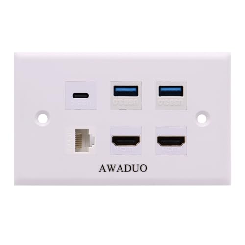 Cargador USB tipo C de pared con doble HDMI para optimizar su oficina