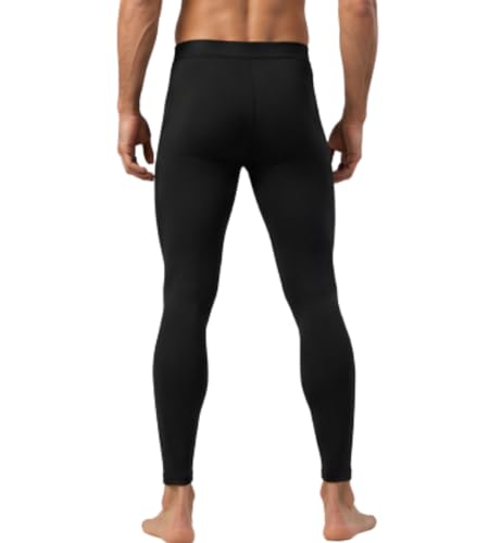 Image of NEVER LOSE Compression Pants Tights, Skins, Men's Legging, Base Layer for Gym, Running, Swimming, Cricket, Cycling, Football, Yoga, Basketball, Tennis, Badminton & More