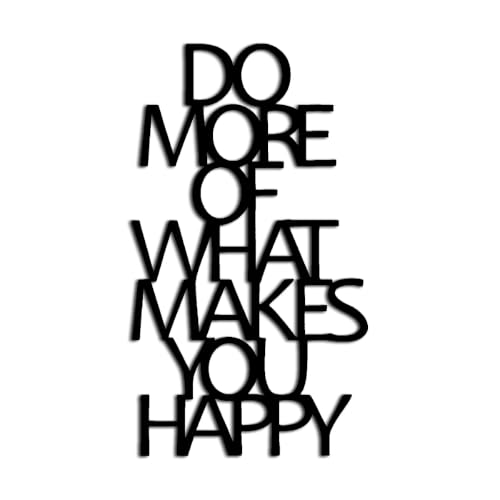 Inspirational Quote Metal Wall Art Decor Outdoor Decor, Do More
