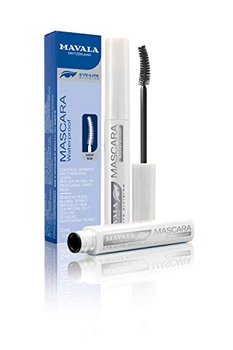 Mavala Mascara Waterproof, Night Blue, 0.32 Ounce