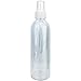 Beauticom 6 Piece 8 Oz Clear Transparent Plastic Spray Bottle with Fine Mist Sprayer and Cap for Travel, Fragrances, Oils, Alcohol and Other Liquids