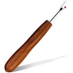 ZMAAGG Seam Ripper, Seam Rippers for Sewing, Remove Stitches with Wood Handle for Sewing and DIY Craft(Big)