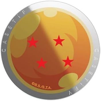 CASETiFY Snappy Mirror Grip Stand [Dragon Ball Colab/Compatible with Magsafe] - Four-Star Ball - Silver