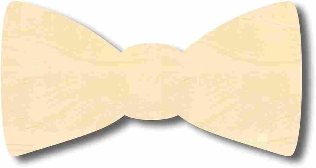 Unfinished Wood Bow Tie Shape Groomsmen Craft up to 46" DIY 20" / 1/2"
