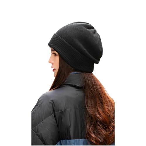 Chapeau sans corniche en maille tricotée premium aux finitions soignées