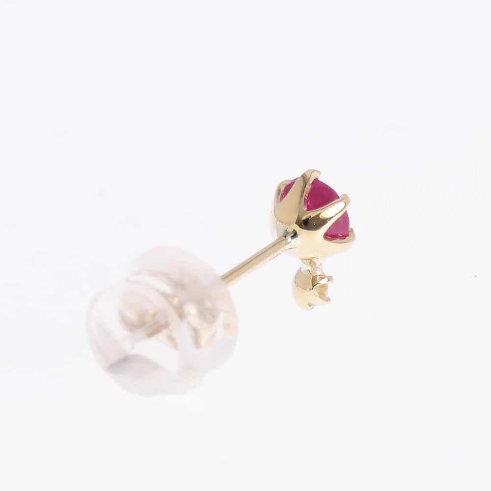 Amazon | K18 ルビー ダイヤモンド ピアス ジュエリーラピネス Amazon | K18 ルビー ダイヤモンド ピアス ジュエリーラピネス