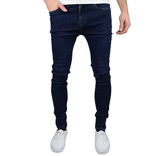 Fremont & Harris Houston Jeans en denim stretch pour homme Coupe ajustée, Darkwash, 48W x 32L Cover